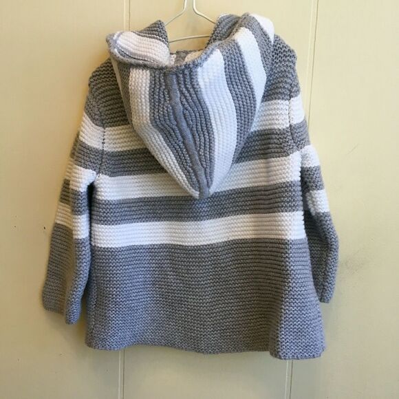 HANNA ANDERSSON HOODED ORGANIC COTTON SWEATER - Picture 2 of 5